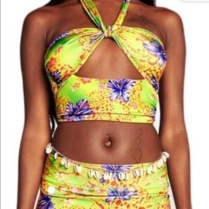 I.AM.GIA Isabella Top - Hawaiian Print